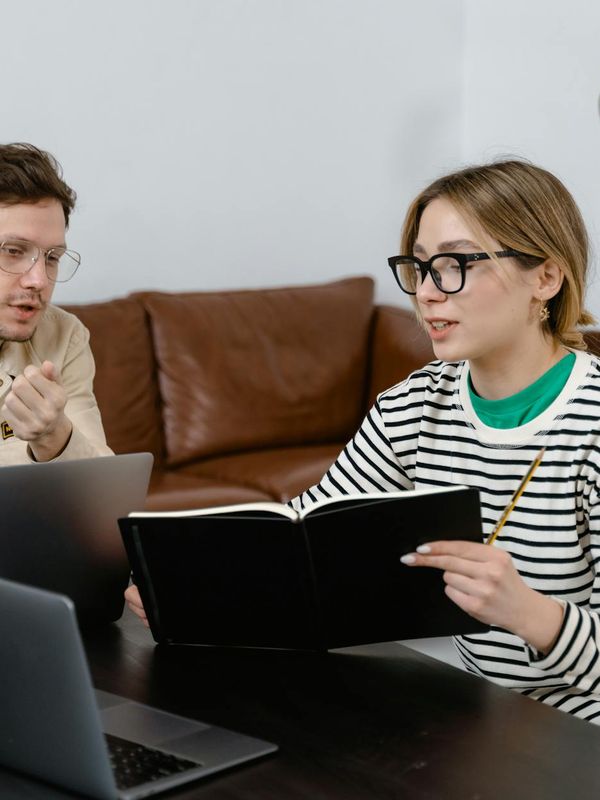 Experienced mobile development team working together